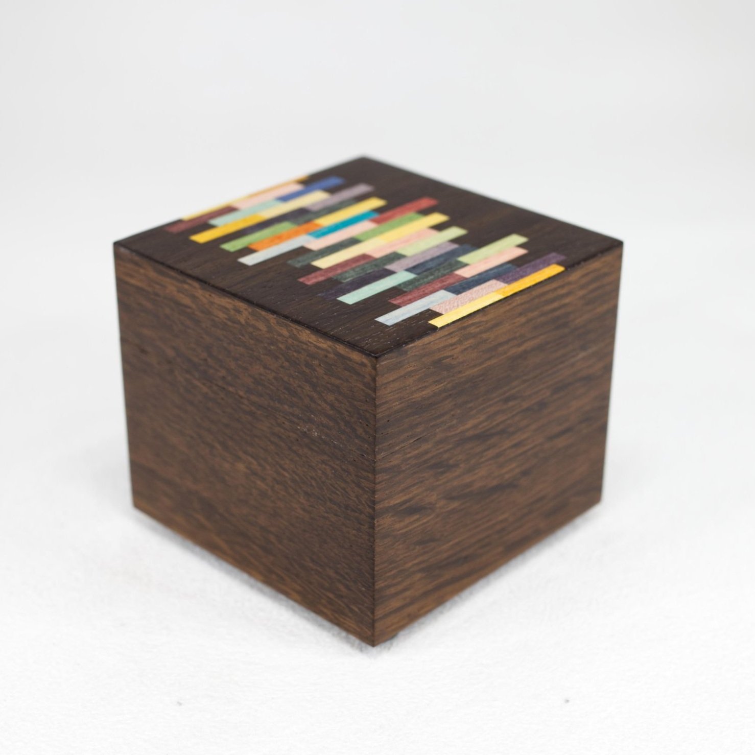 Mixed Weave Cube Box