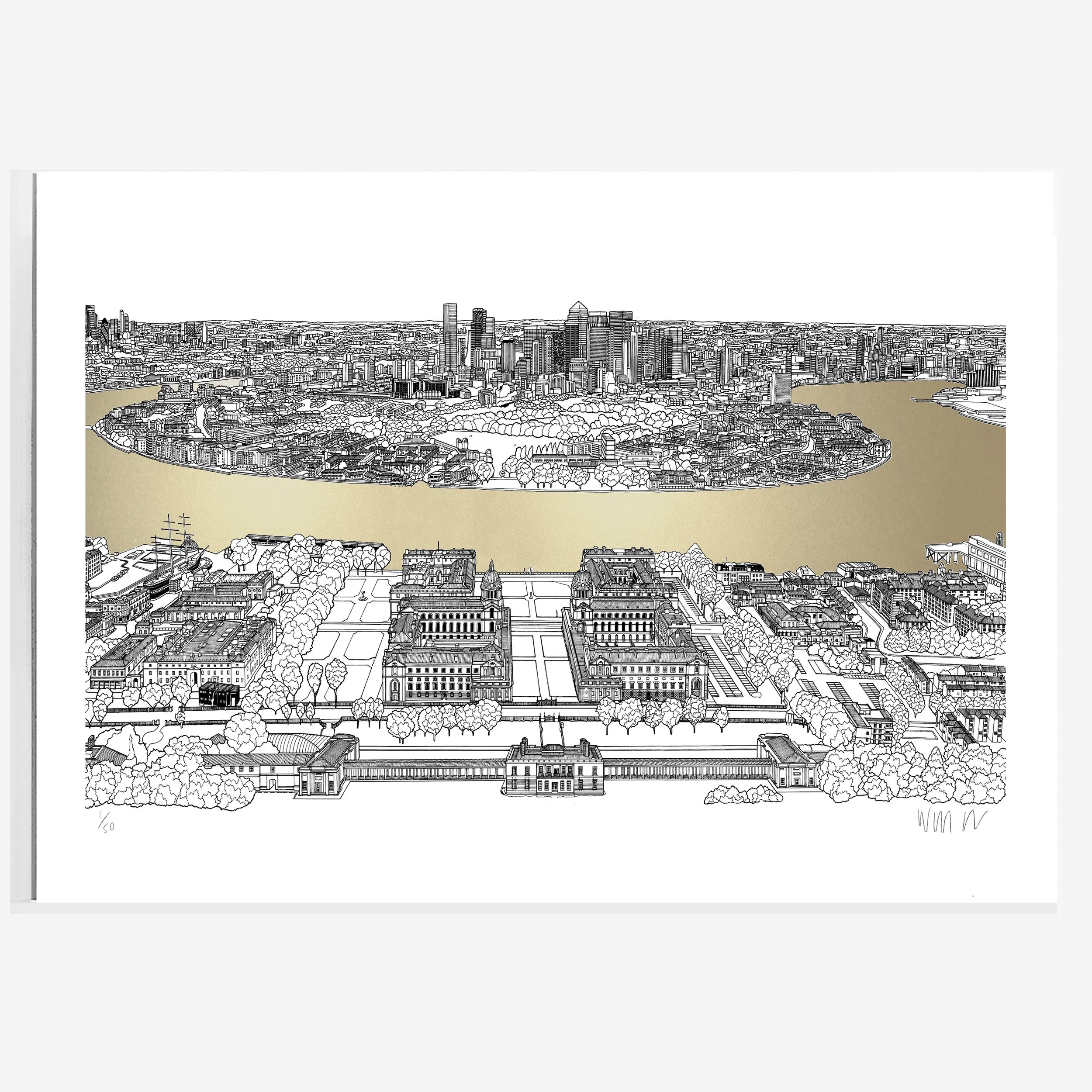 Greenwich A2 Unframed Gold.jpg