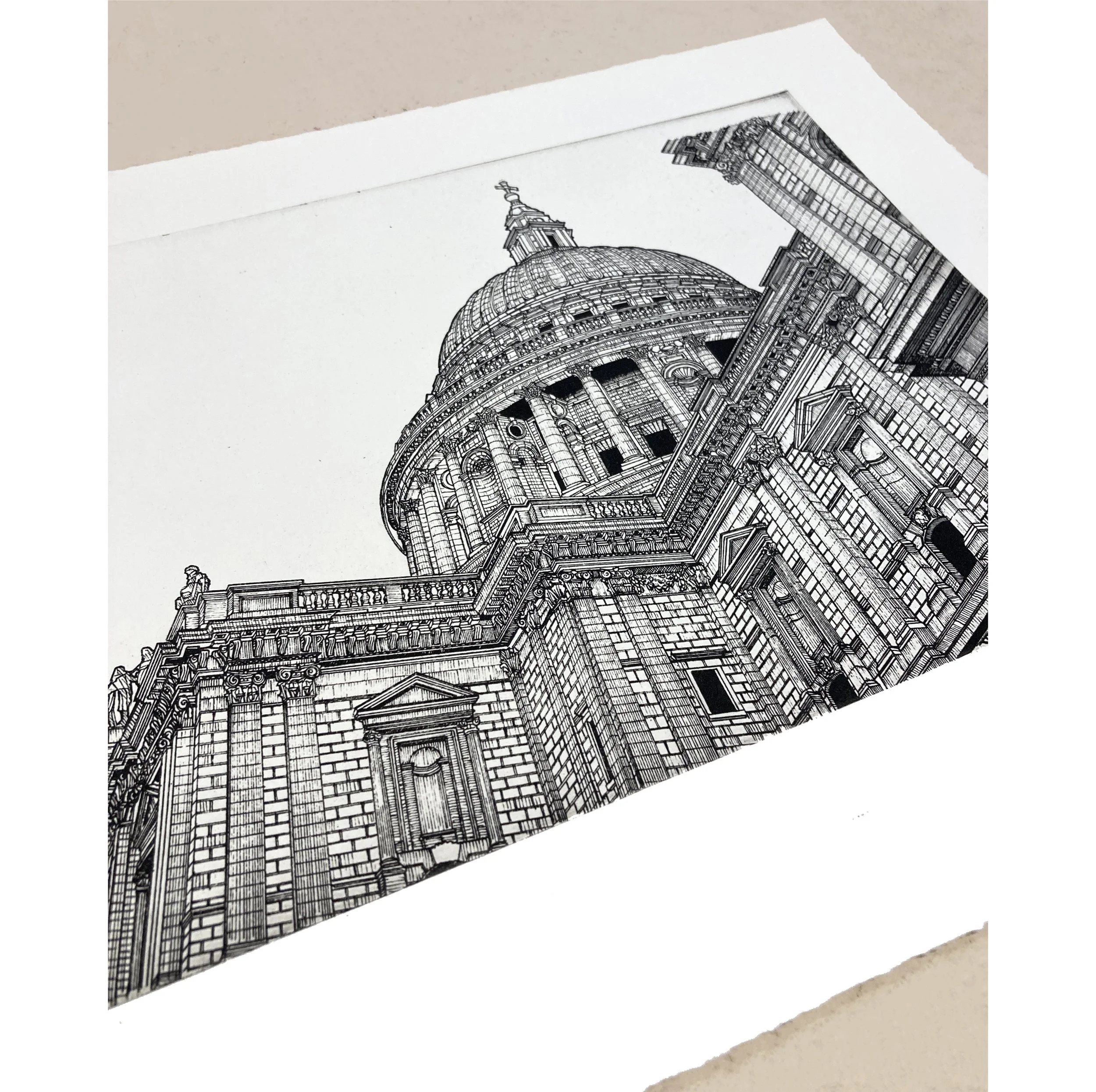 St Paul's etching on table.jpg