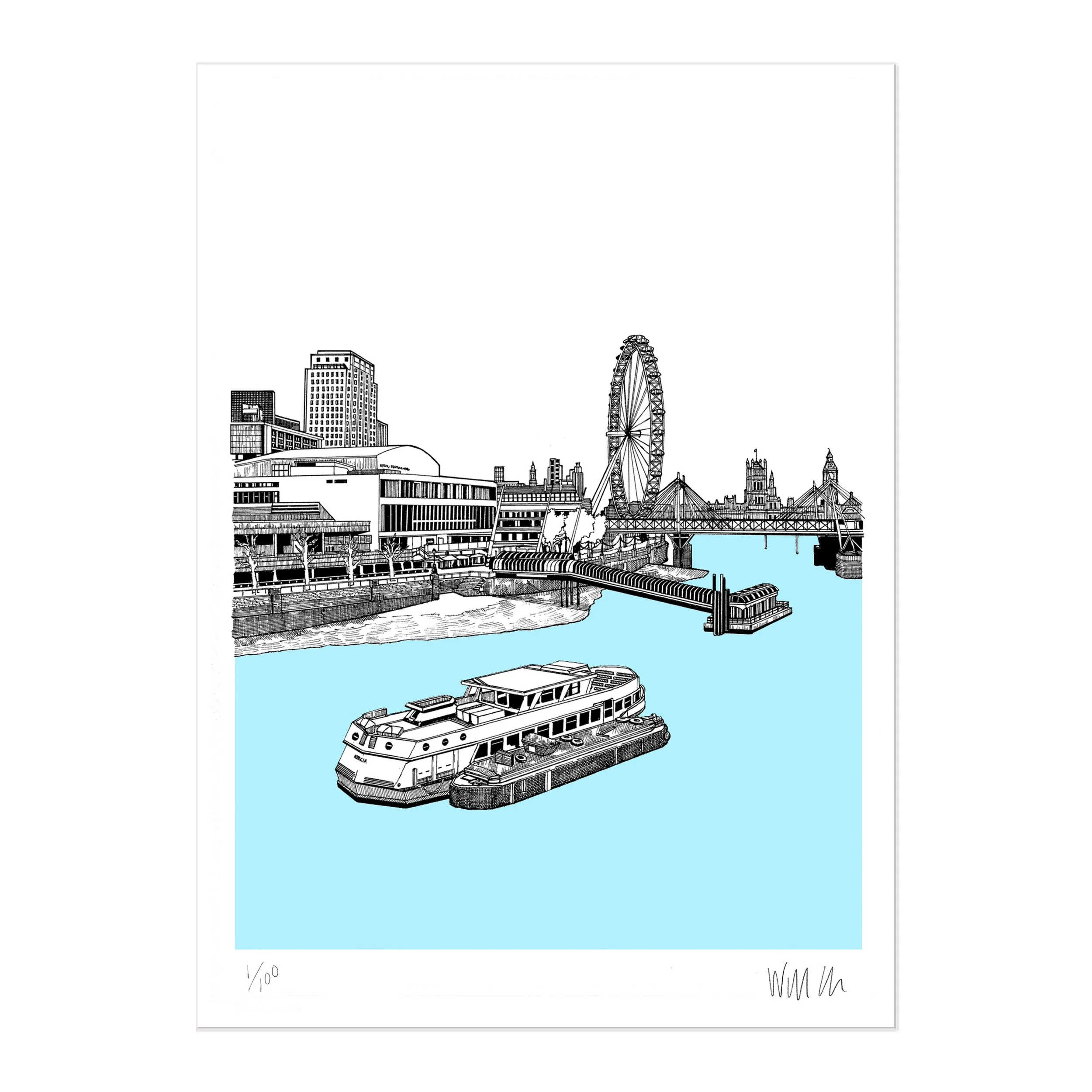View from Waterloo Bridge Unframed.jpg