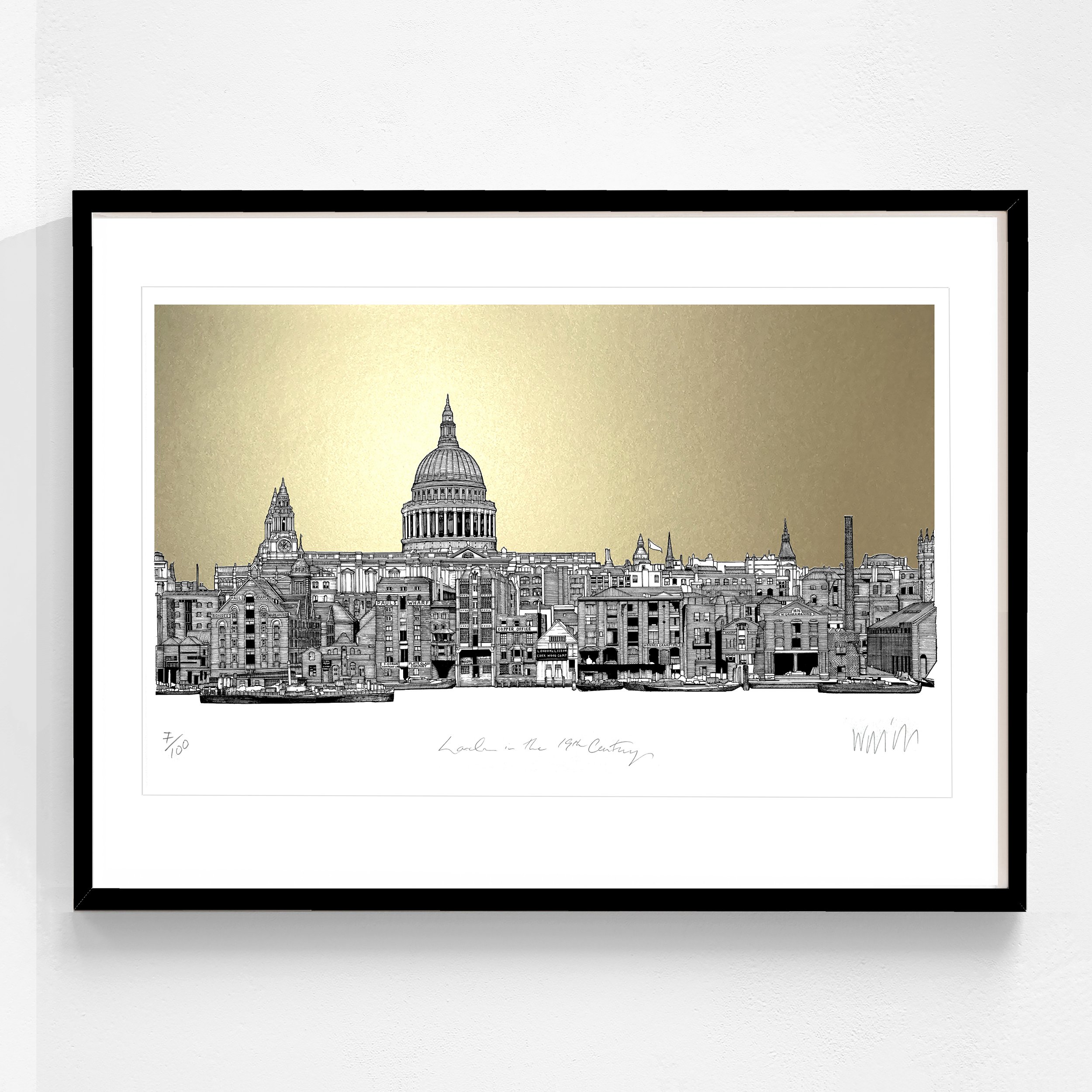 London in the 19th Century Framed Will Clarke.jpg