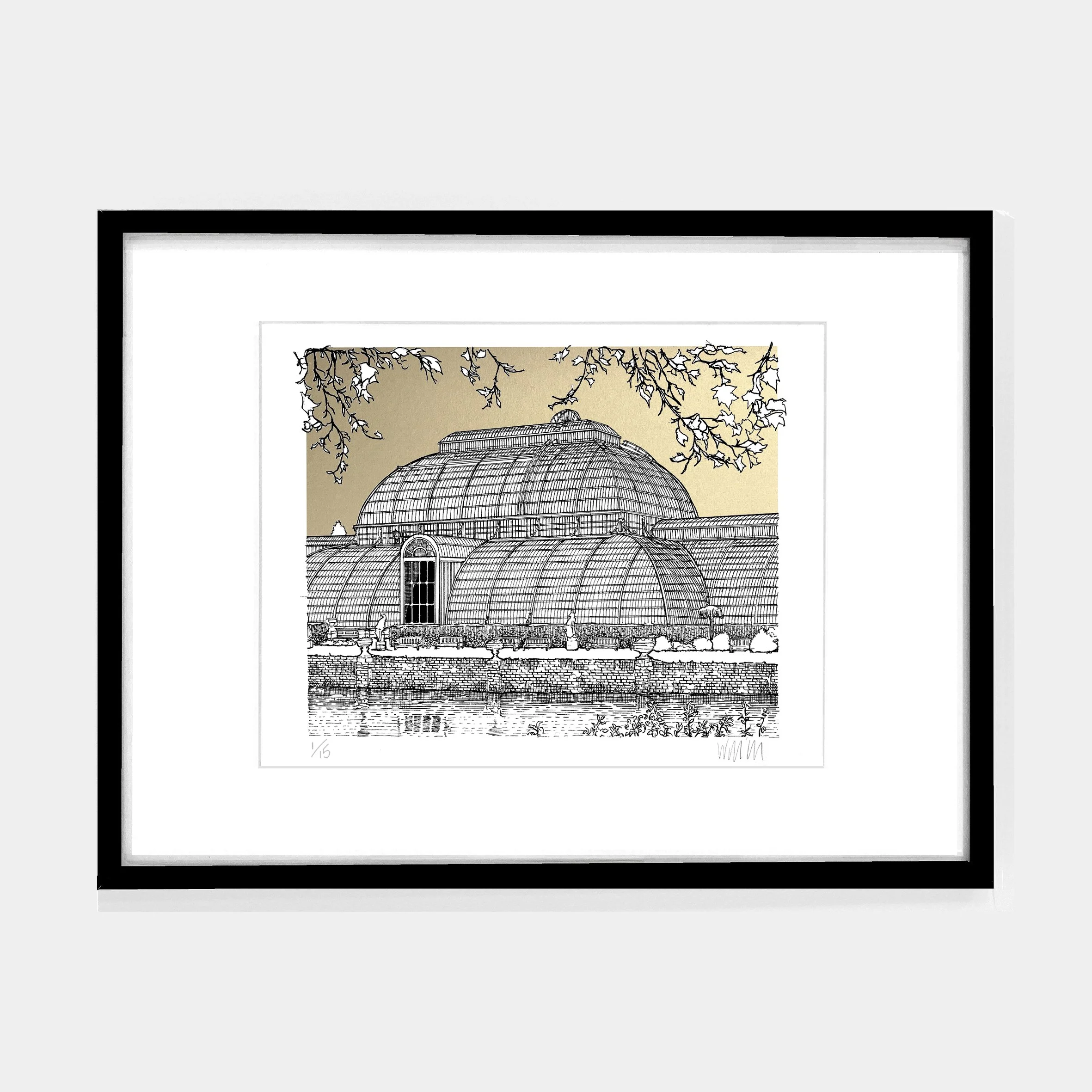 Palm House Crop Gold Framed.jpg