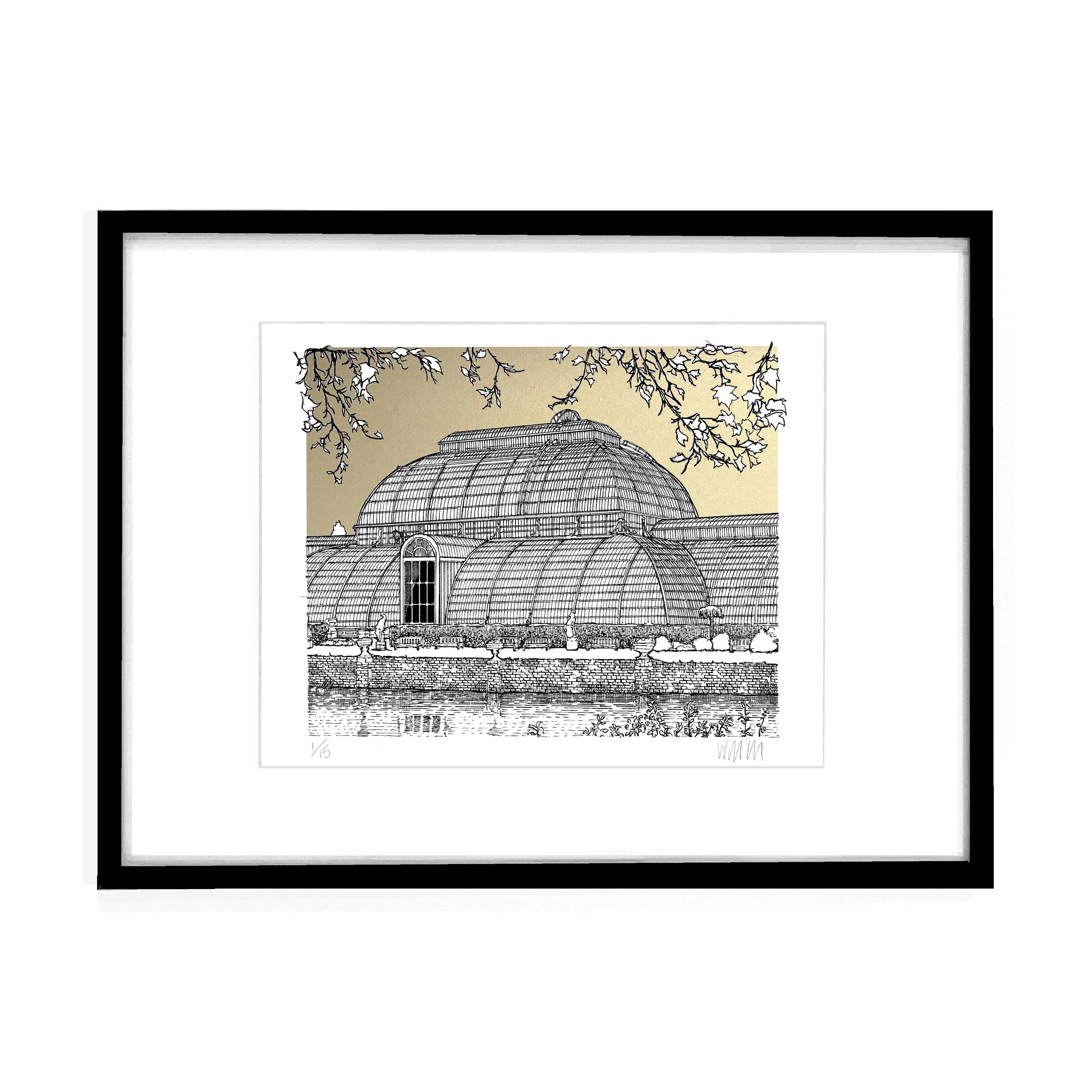Palm House Crop Gold Framed.jpg