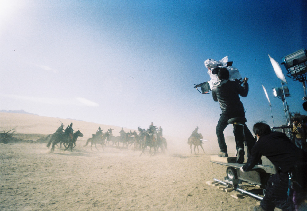 On the set of Flying Swords of Dragon Gate.