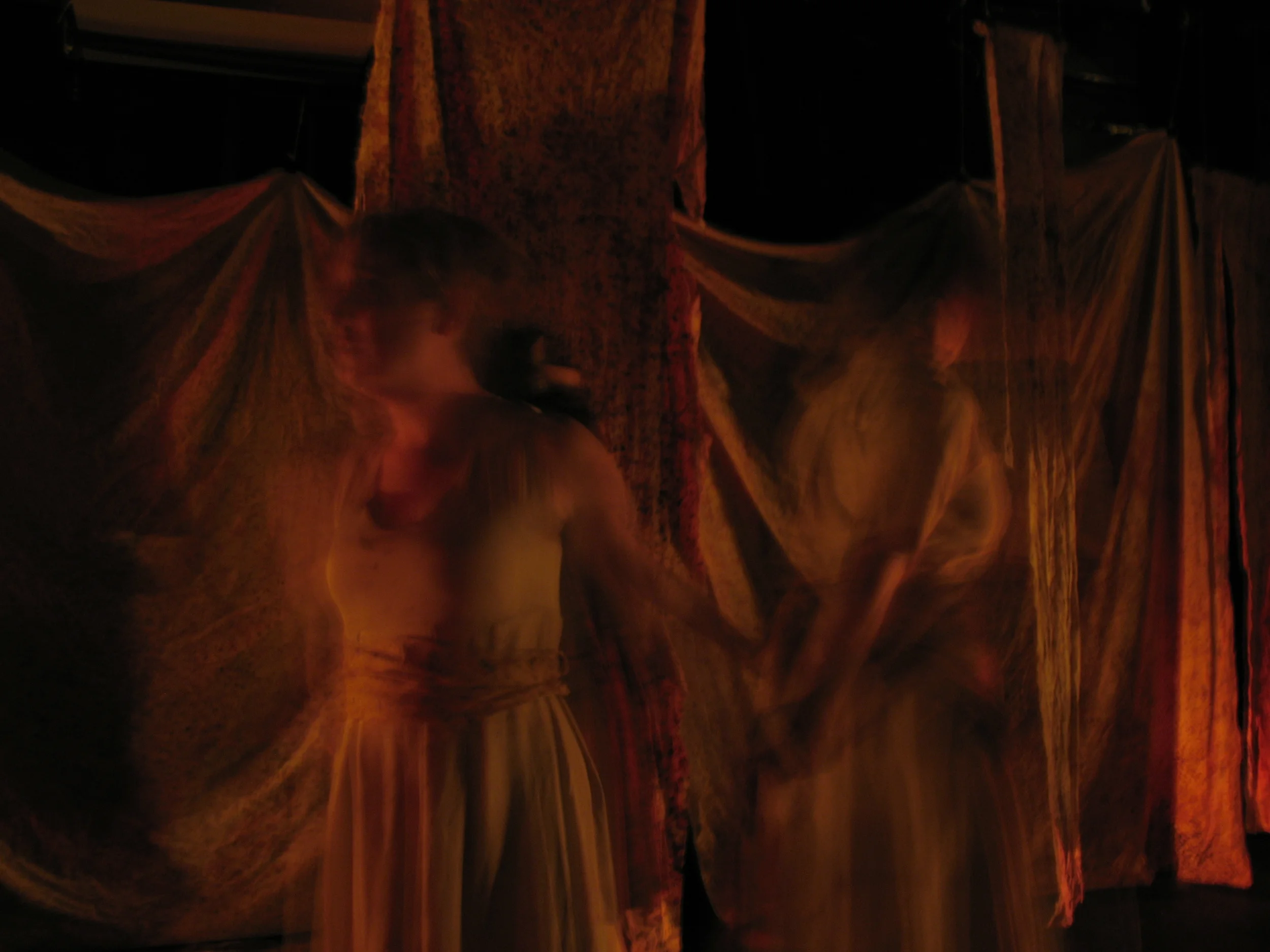 Ghost Women. Lauren Pizzi, Brynne Barnard, and Atra Asdou.  Photo by kClare Kemock.