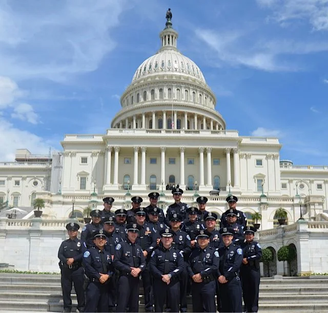 HPD in front of the US Capitol, Wash DC, May 2012
