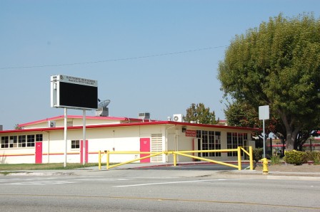 Hawthorne High School, 4859 West El Segundo Boulevard This small hamburger stand on Hawthorne Boulevard was a regular hang-out for the Wilson family. It was amid the ketchup-stained picnic tables that the boys saw the T-bird they would lust over in " Fun, Fun, Fun ." It is unclear though where they first heard the Chuck Berry riff they would marry it to.