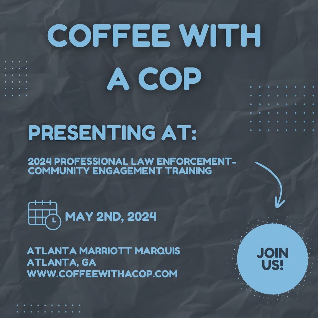 We are honored to be presenting a workshop as part of the 2024 Professional Law Enforcement Community Engagement Training in Atlanta! For those attending, stop by and say hello at our workshop!