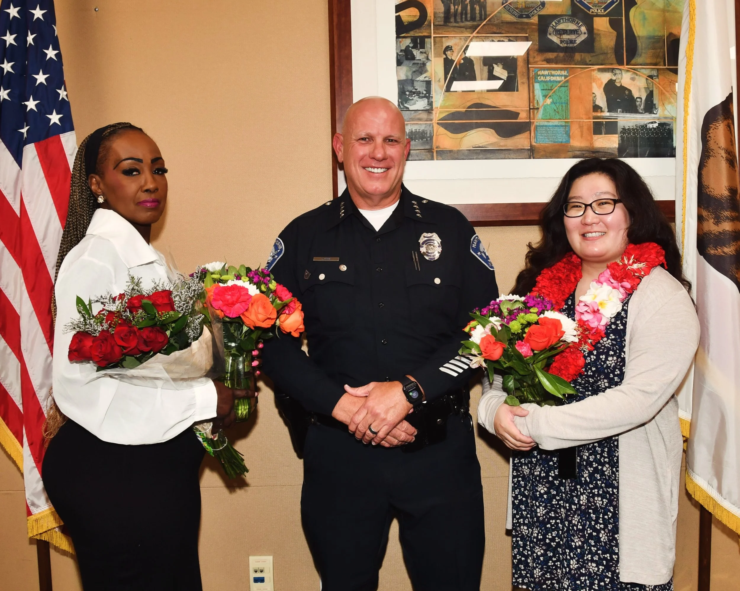 Congrats to our newly appointed Records Manager Michelle Pace &amp; Property and Evidence Officer Kasey Maruya! #hawthorne #police #promotion #growth #culture