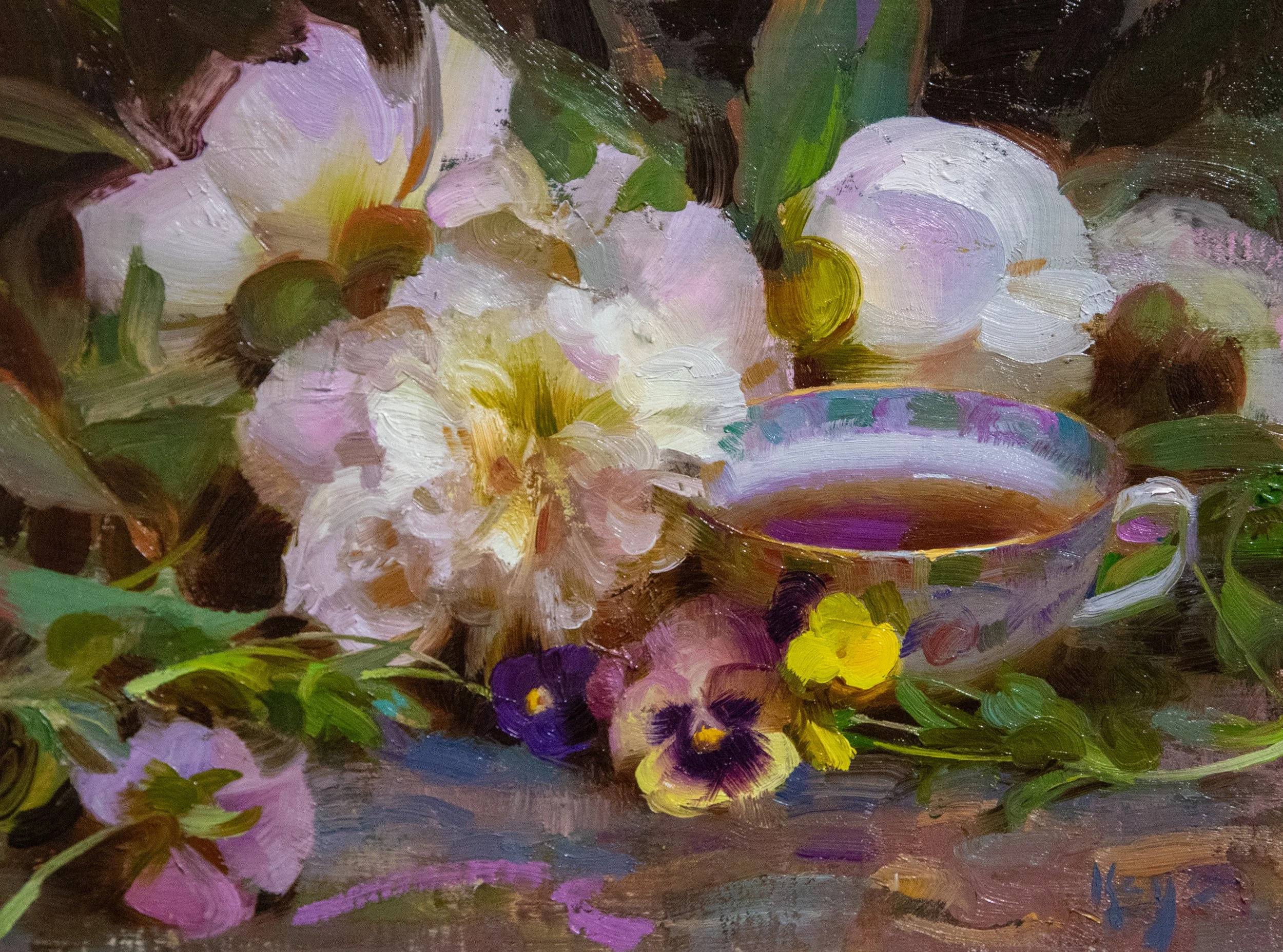 Still Life With Flowers -Cape Cod, Mass.