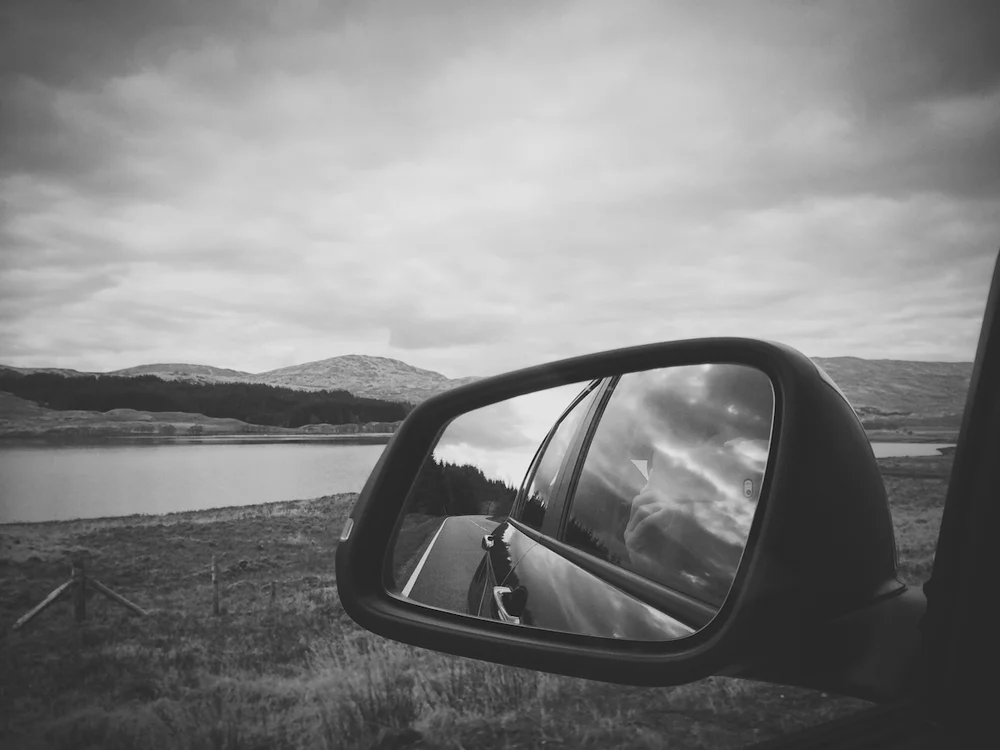 Cruising along the truly scenic road that is the A82, back in May