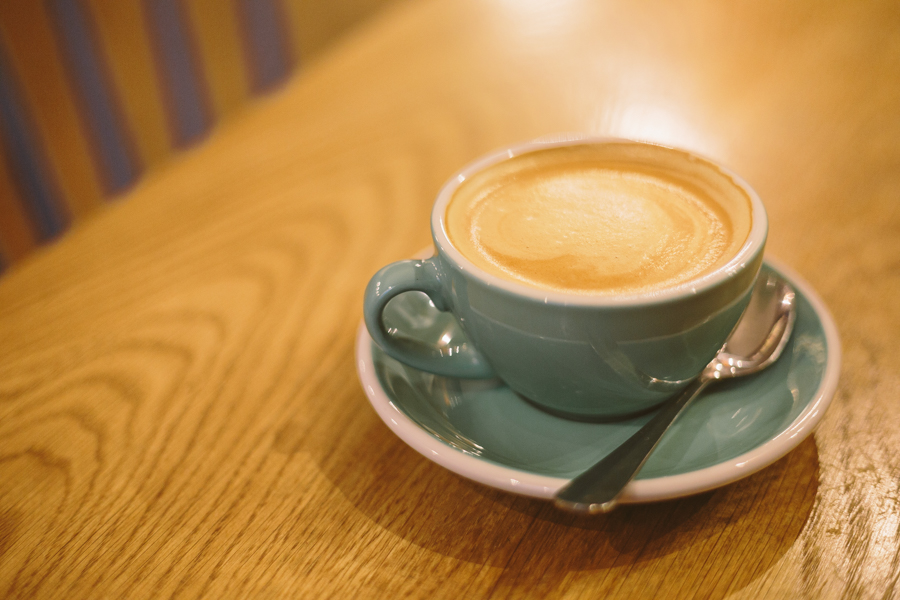 Chilling out with a coffee at Verdict Bakery