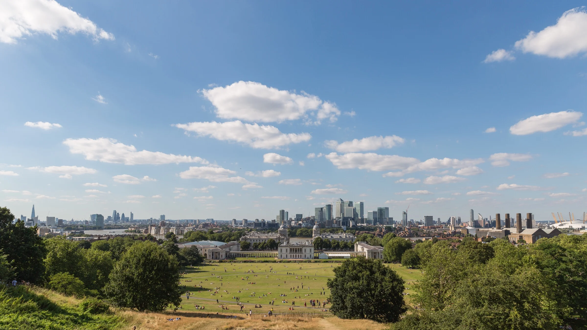 London view from Greenwich Park