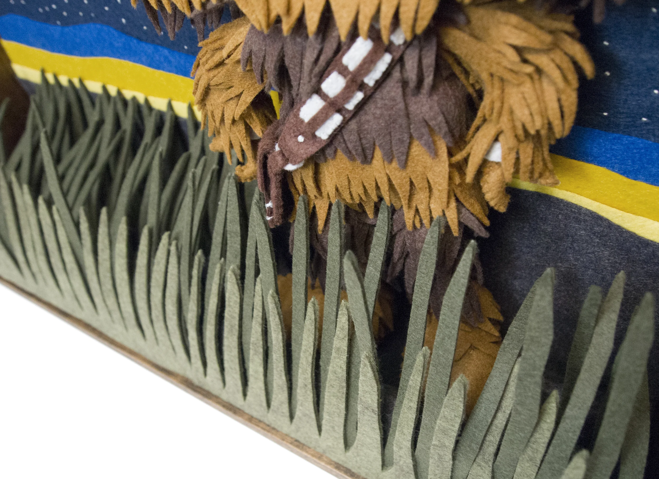 "Bad Wookiee" is a fine art mix of the Bad Robot and Chewbacca