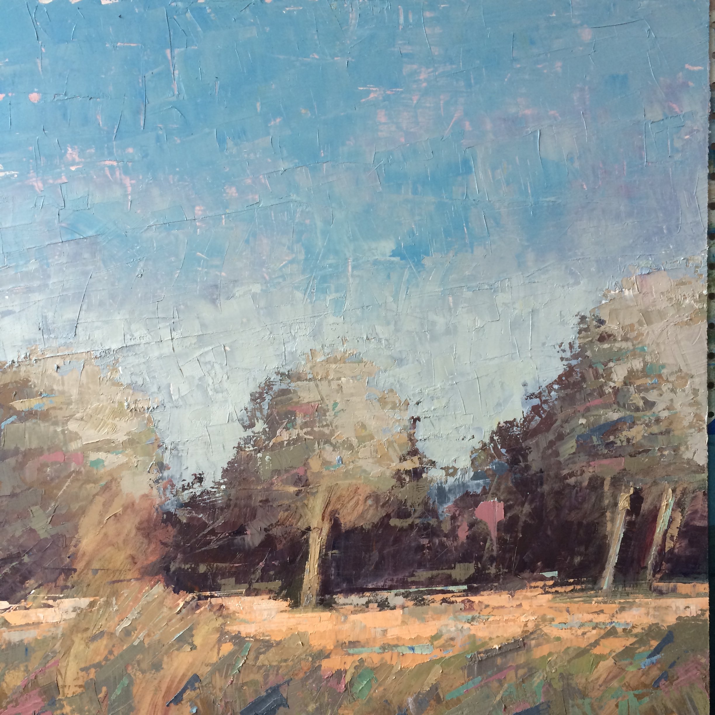 Seekonk trees | 24"x24" oil on panel