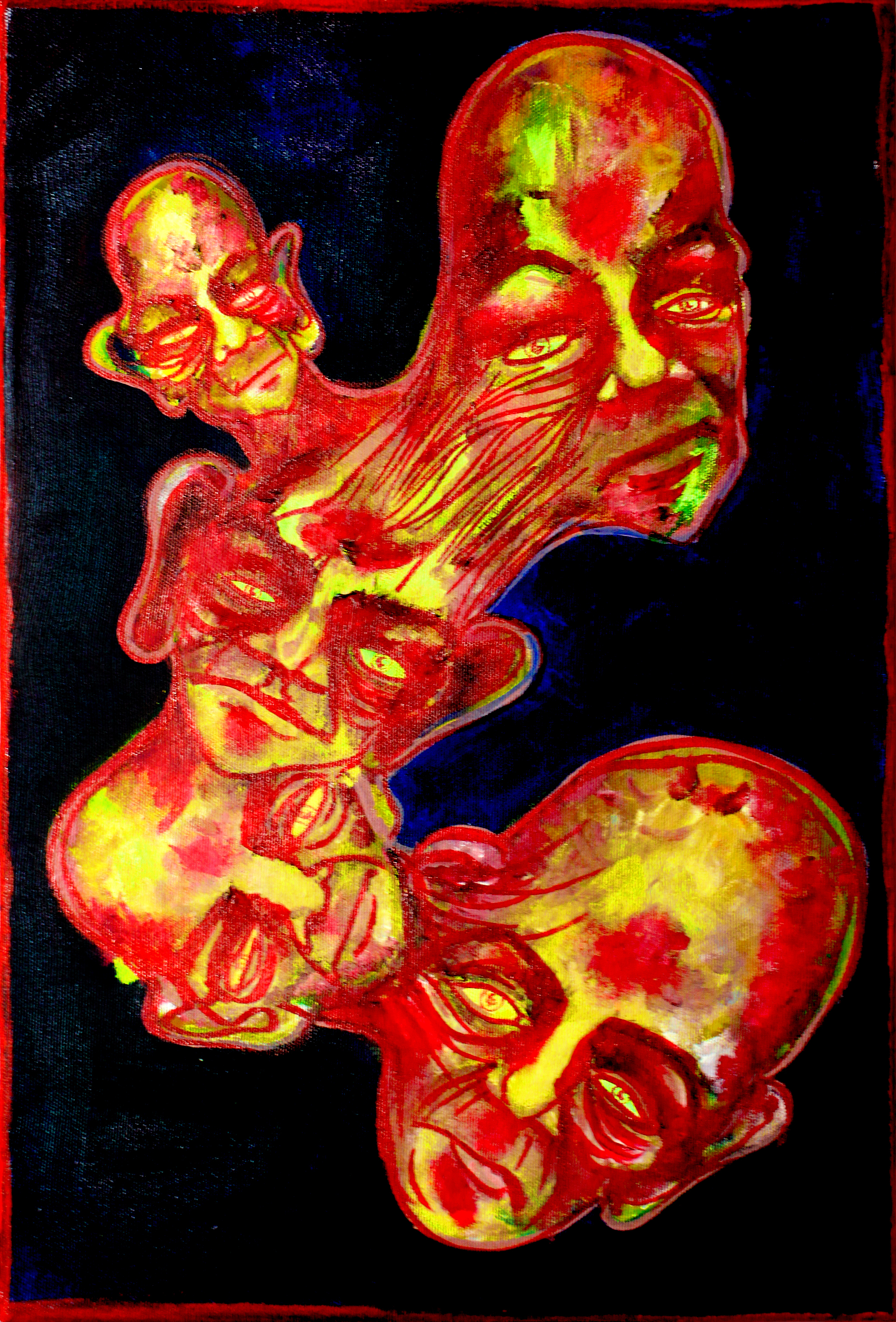   Media: oil paint on canvas Dimension: 18 x 12 in  