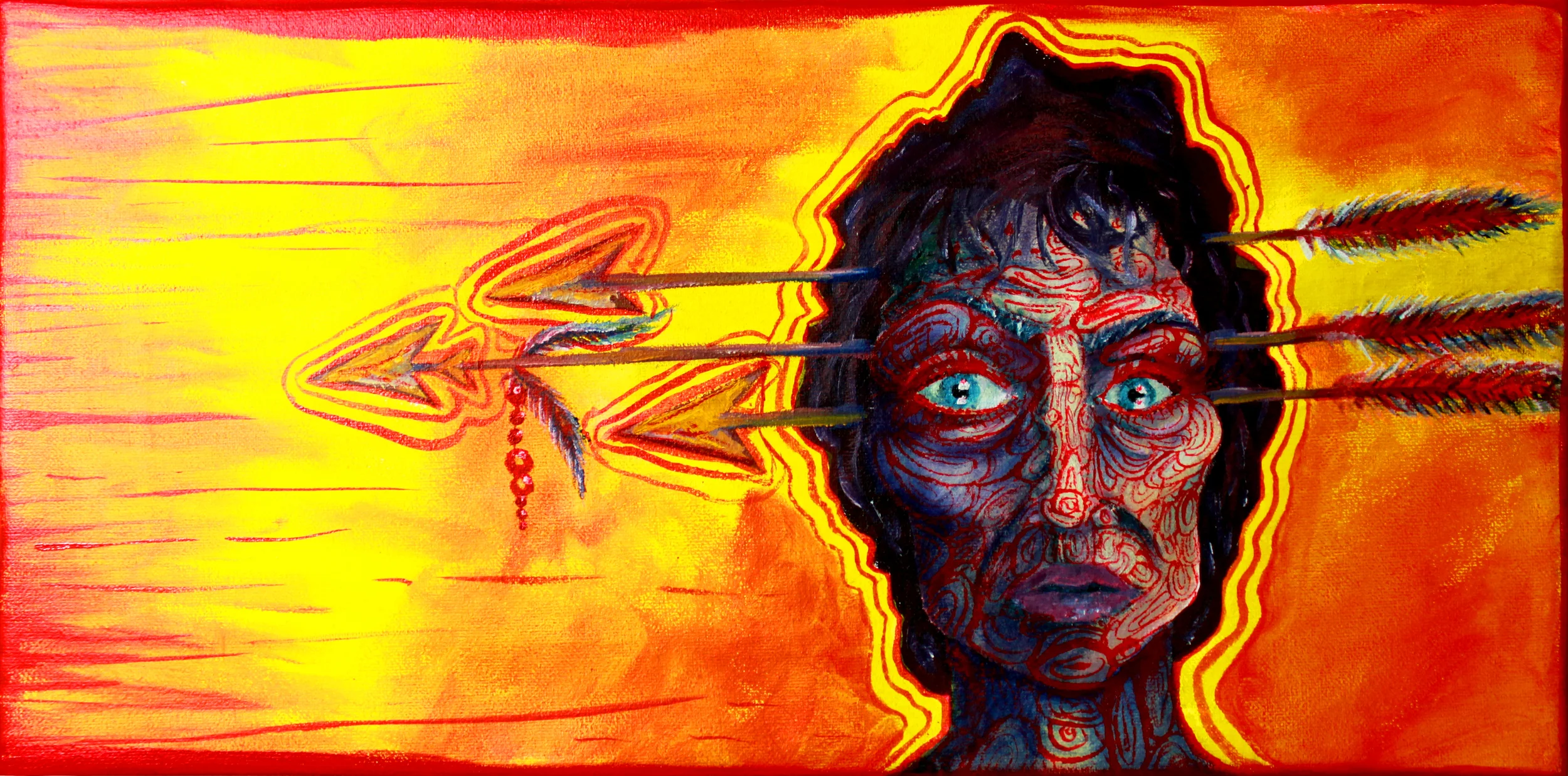   Media: oil paint on canvas Dimension: 6 x 12 in  