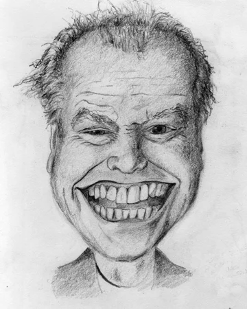 Jack Nicholson Caricature