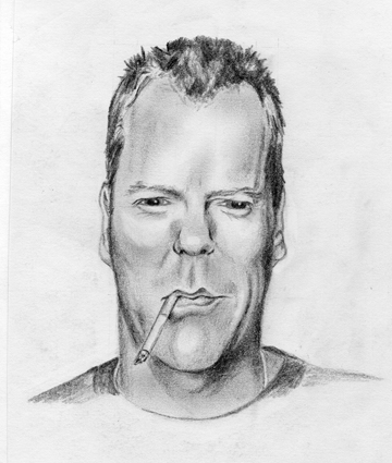 Jack Bauer Caricature
