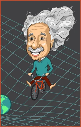 Albert Einstein Caricature