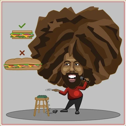 Reggie Watts Caricature