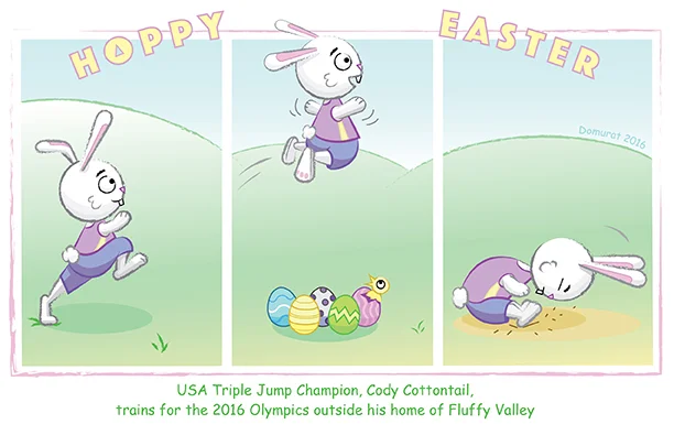 Hoppy Easter - Easter Card 2016