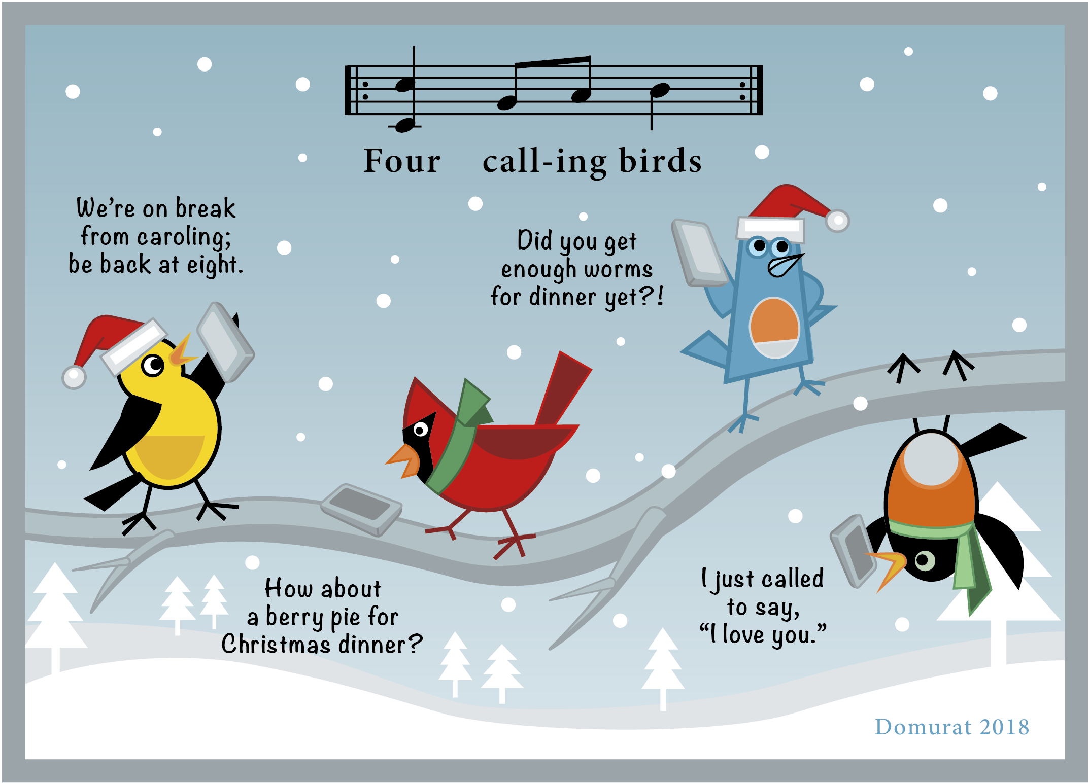 Four Calling Birds