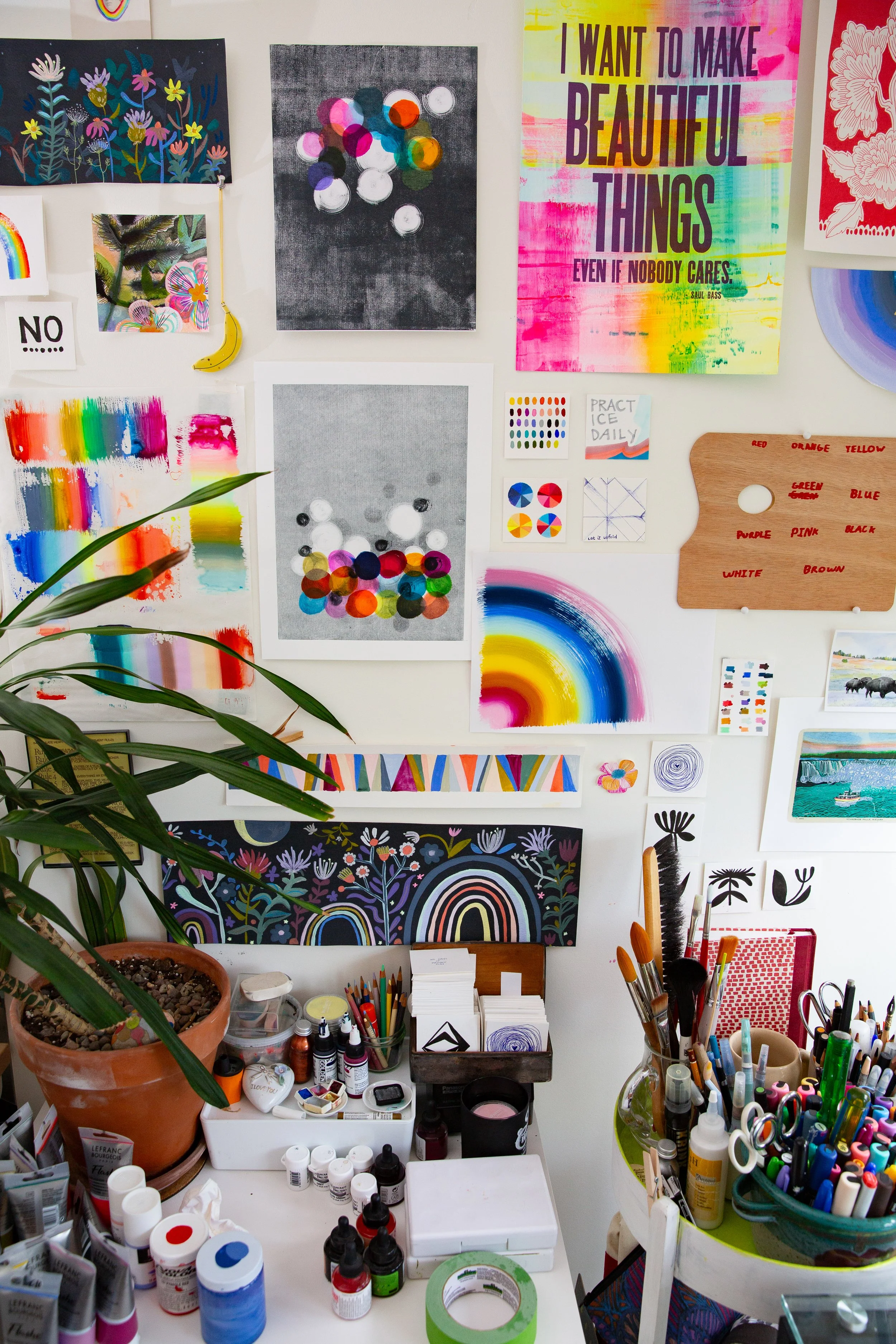 Yay for colorful art! 