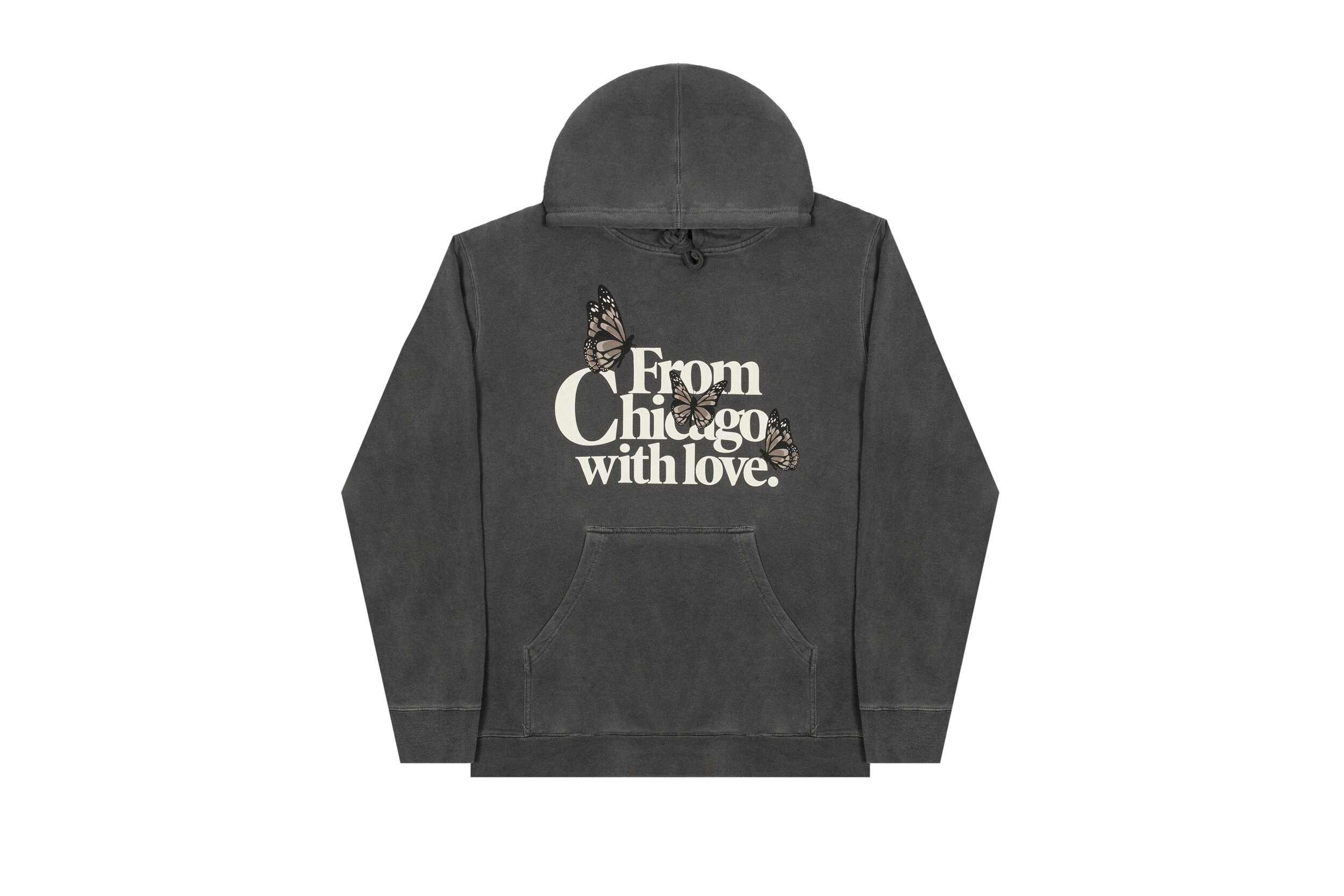 FROM CHICAGO WITH LOVE HOODIE (GREY)