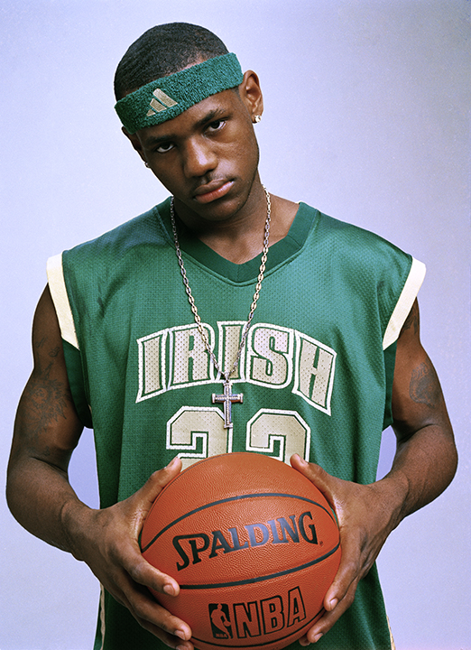 LeBron James at 17