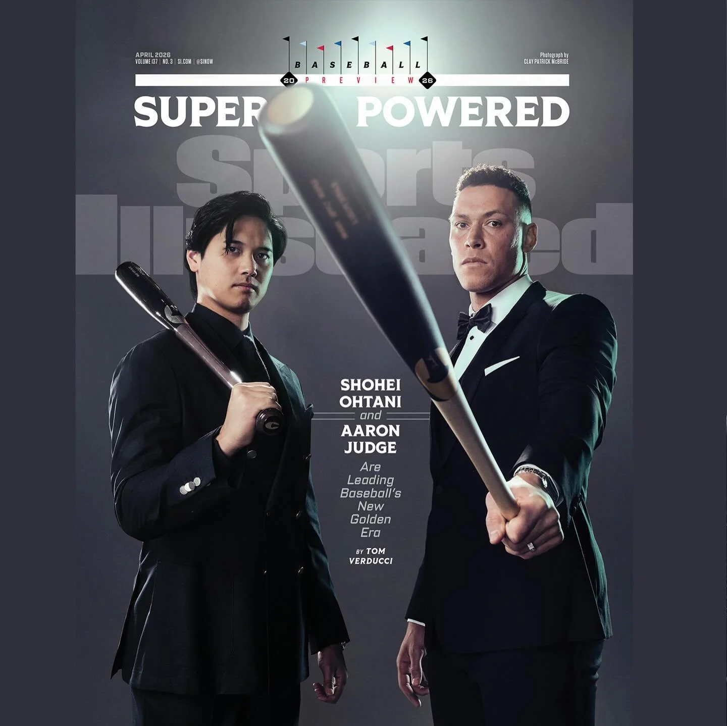@sportsillustrated and @sifullframe @mlb Super Powered @thejudge44 and @shoheiohtani 🙌🏼 #mvp is always @marguerite_schropp shoutout to @kindlyproductions