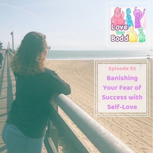 {NEW EPISODE ALERT - link in bio}⁣
⁣
Are you afraid of success? Having money? Asking for a raise? Breaking up with that loser? Asking out that adorkable crush? What if I told you that we could BANISH your fears by using good ole Self Love? ⁣
⁣
Our fe