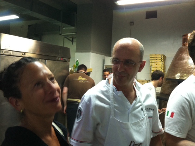 In the kitchen with Franco Pepe after the Dream