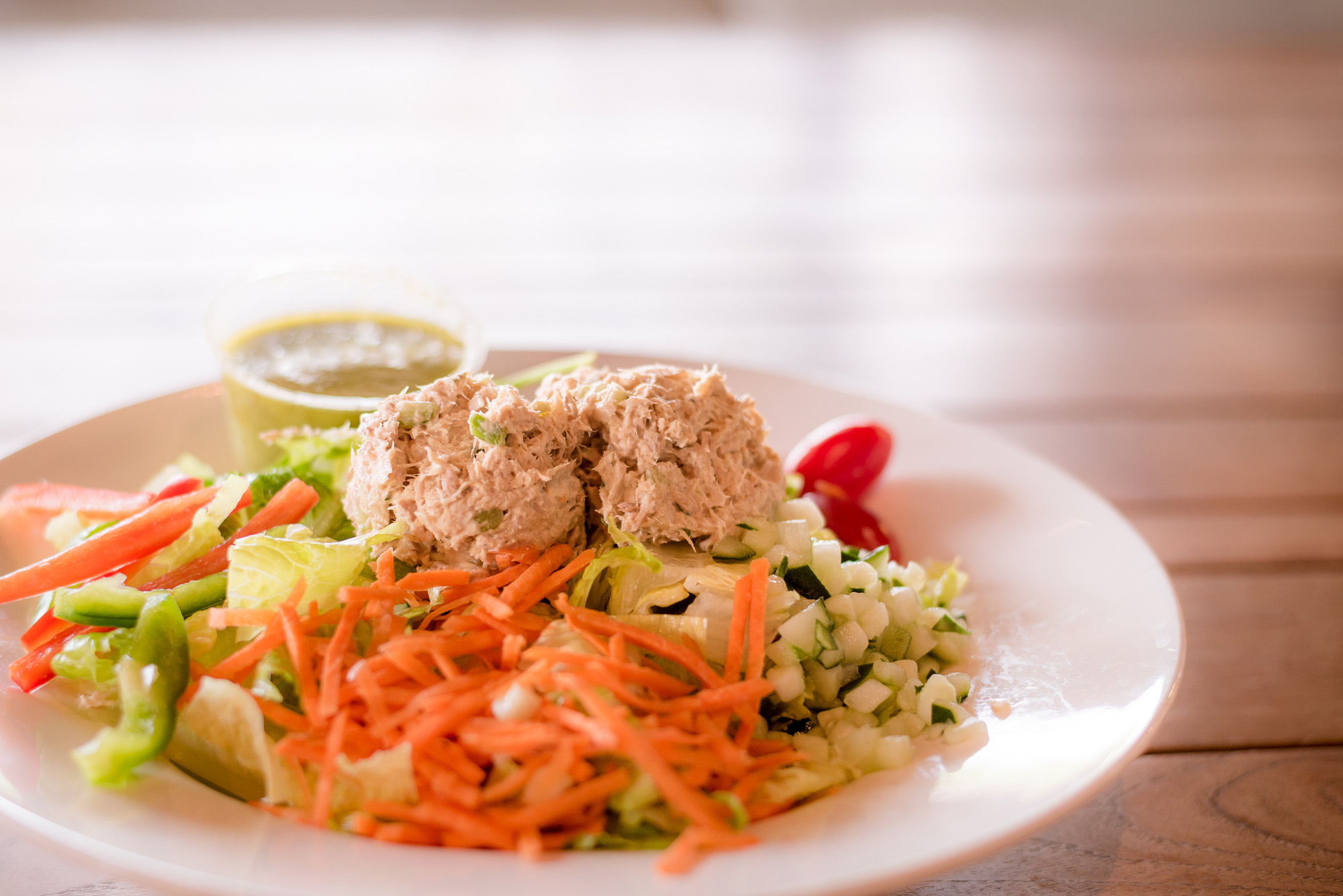 Community Garden Salad - Deli Style - Lemon Pepper Tuna