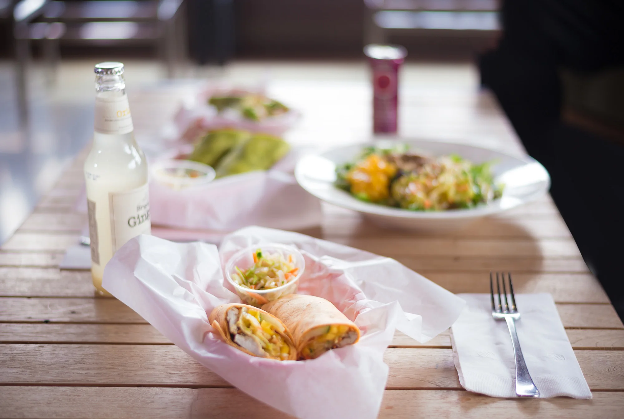 Jerk Wrap and Jerk Chicken Salad