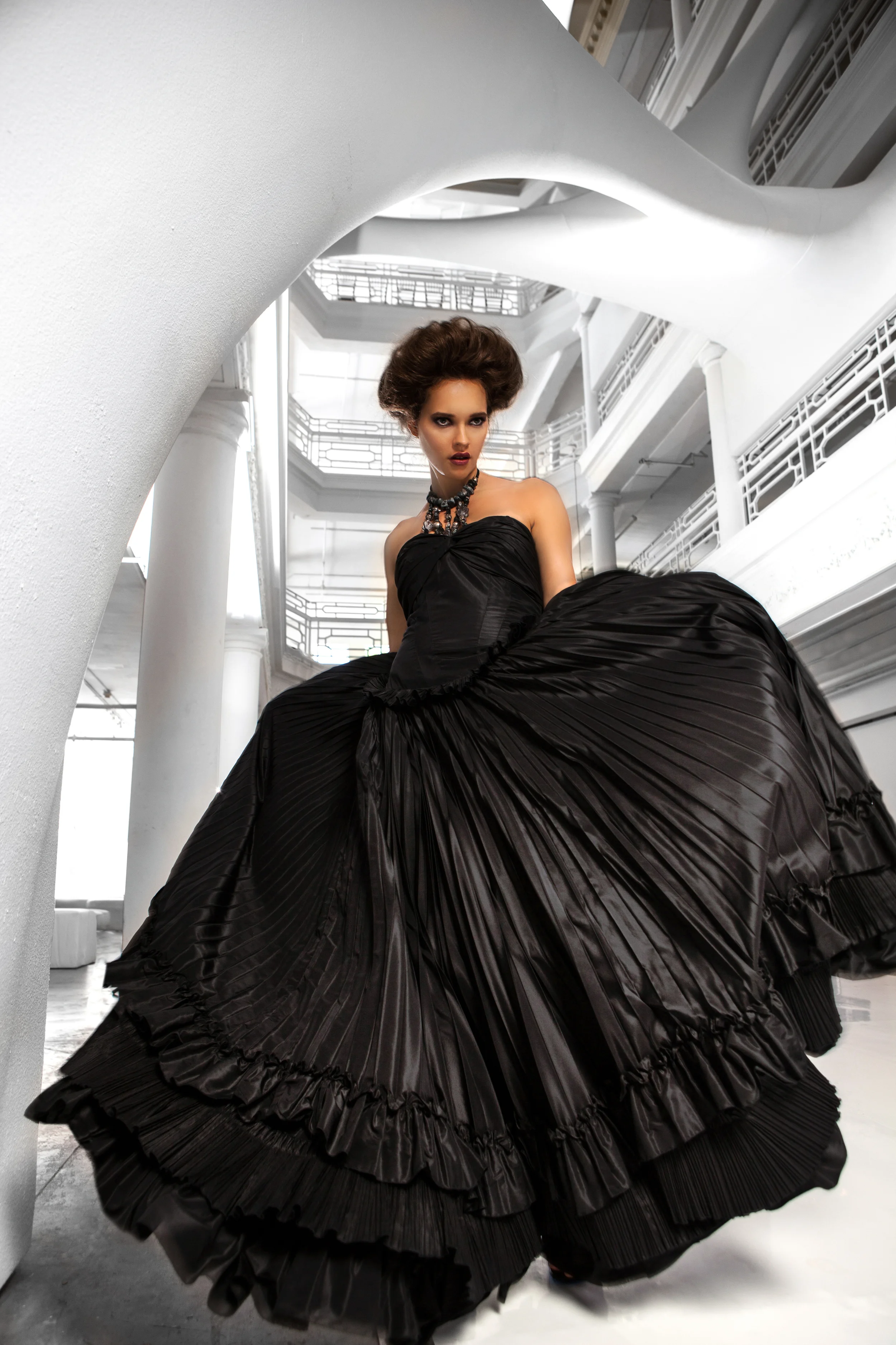 Hair by Raven Marie Makeup by Allison Tolli Styling by 2beMixed / Stephanie Model Aliyah with Elite Model Management