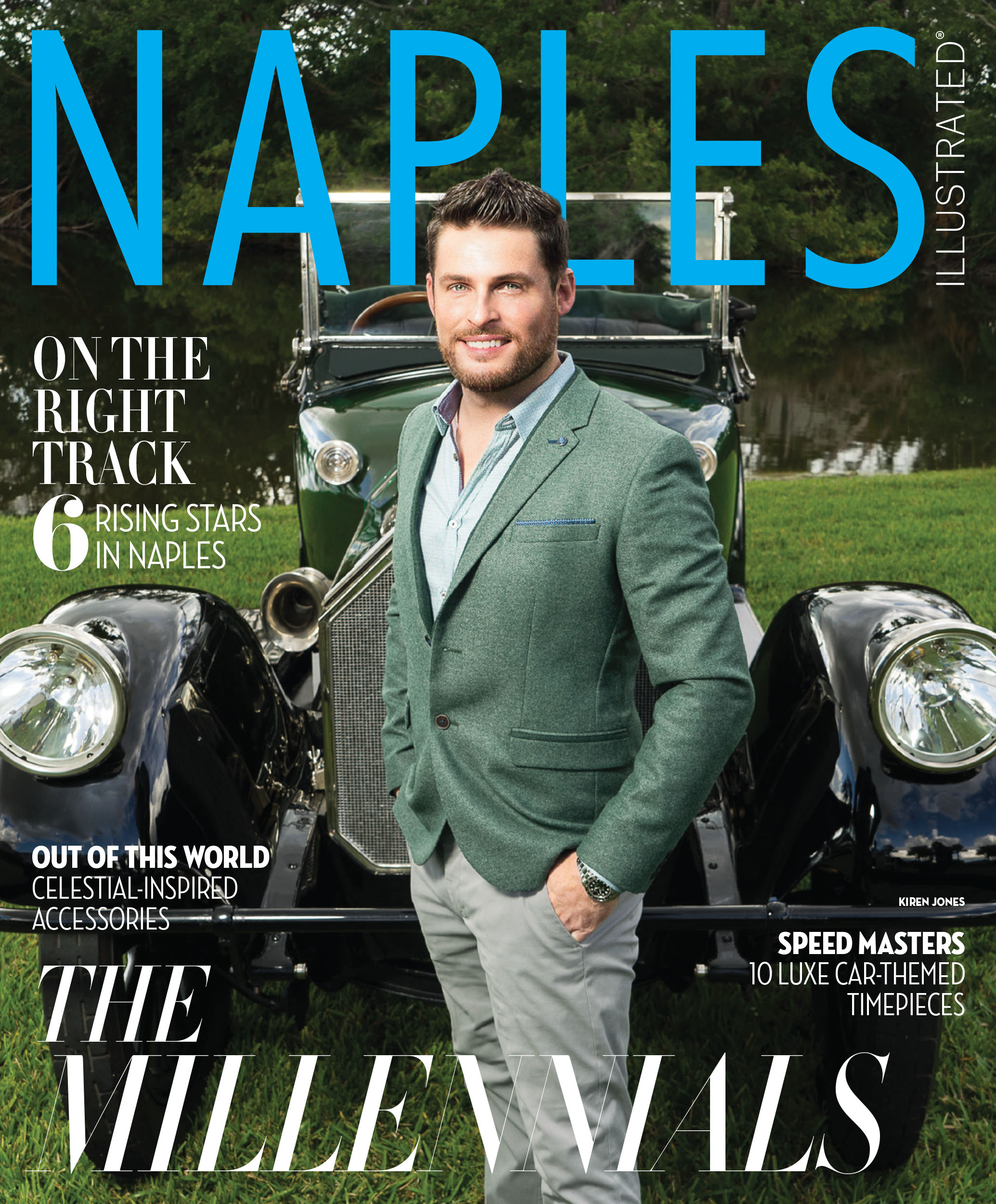 March 2018 Cover and Feature Shot at The Rev's Institute in Naples, Florida for Naples Illustrated Magazine