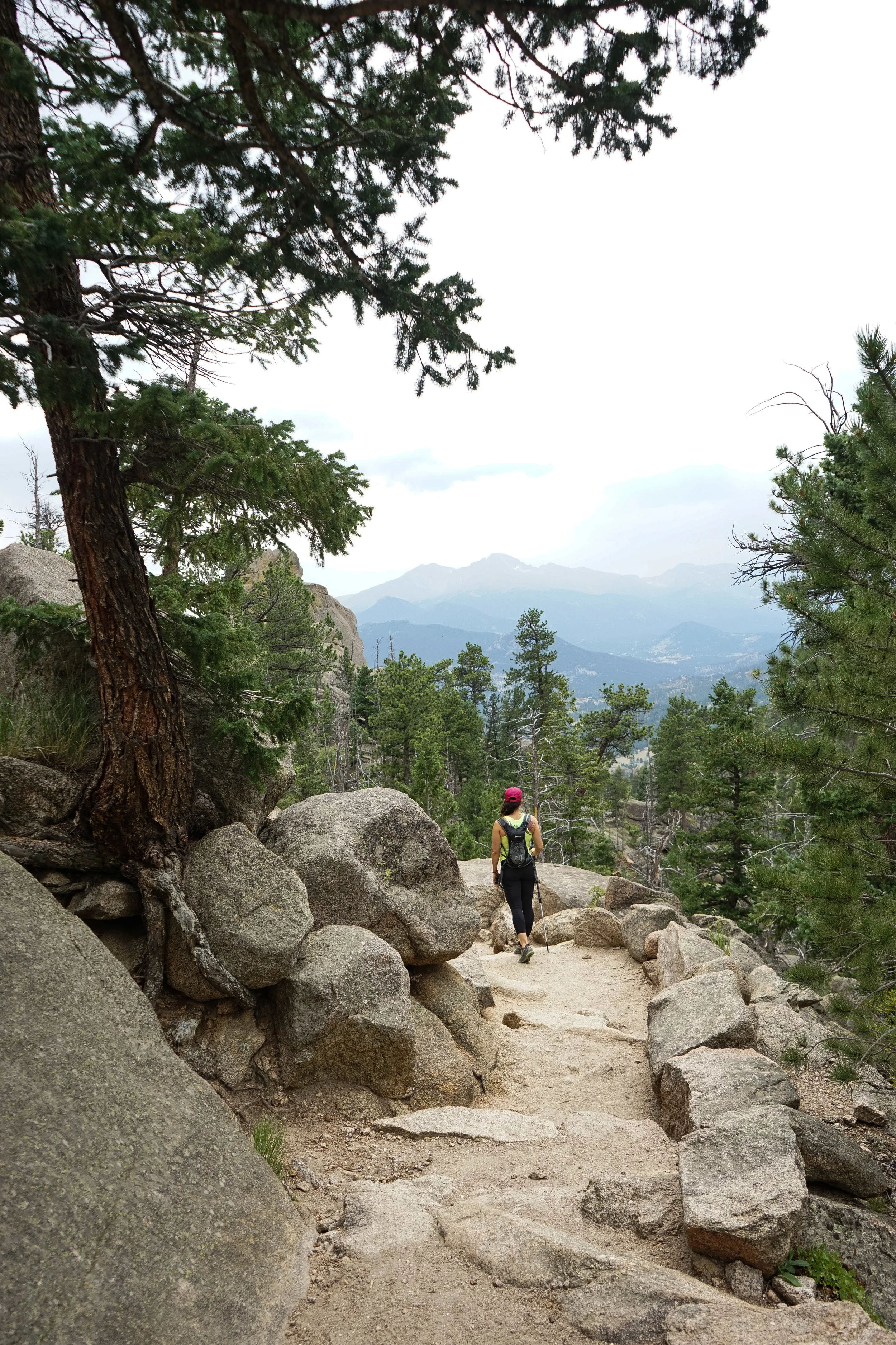 Hiking Gem Lake Trail. Rocky Mountain National Park 2018