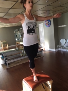  Working balance and strength on the Wunda Chair.