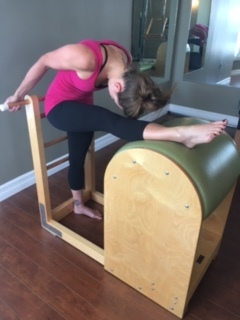 Ballet Stretches on the Ladder Barrel. It hurts so good...