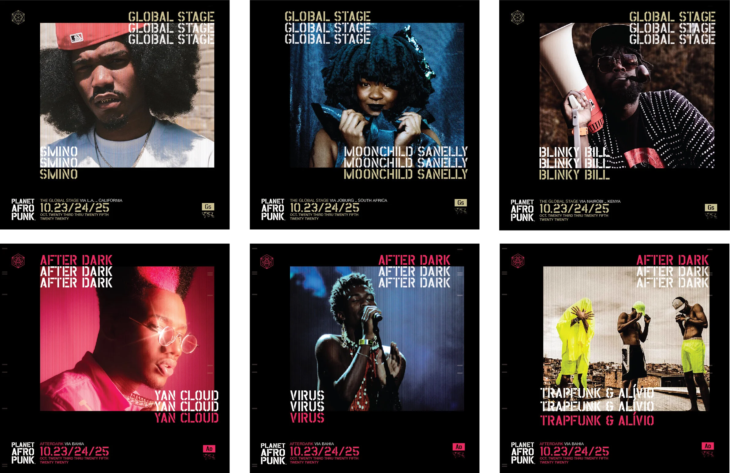 FEATURED ARTISTS SOLO ASSETS FOR GLOBAL STAGE AND AFTER DARK PERFORMANCES