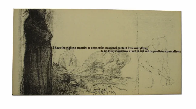 Kathe Kollwitz exhibition catalog pages 3-4