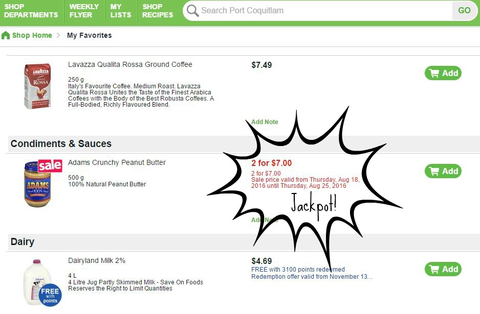 Looks like this week we're stocking up on peanut butter!