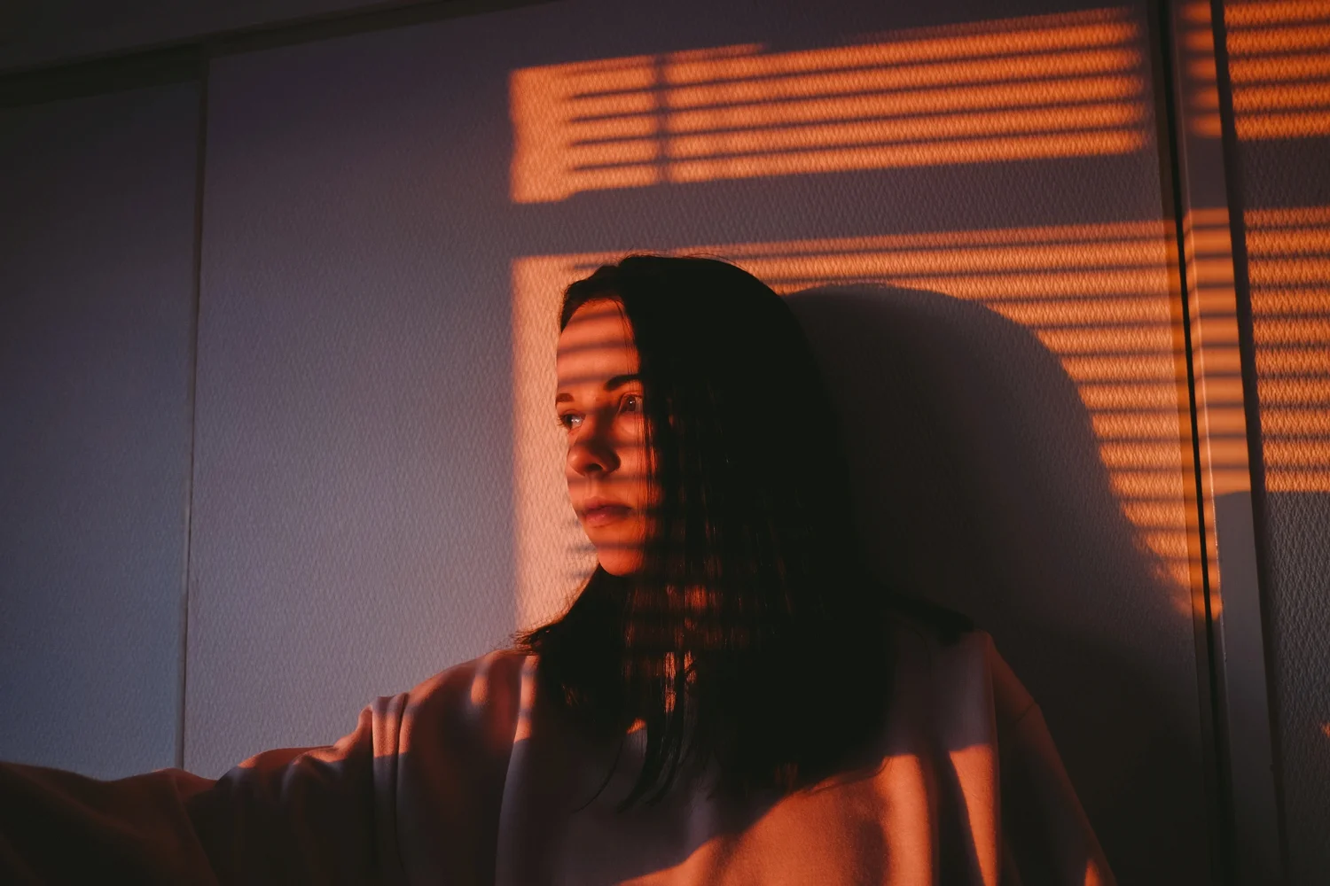 The light in our apartment was unreal at every hour, but sunset, holy mother of light.