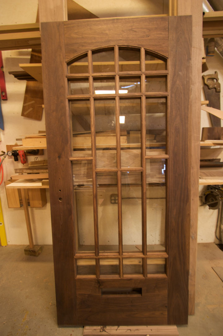 Walnut Entry Door