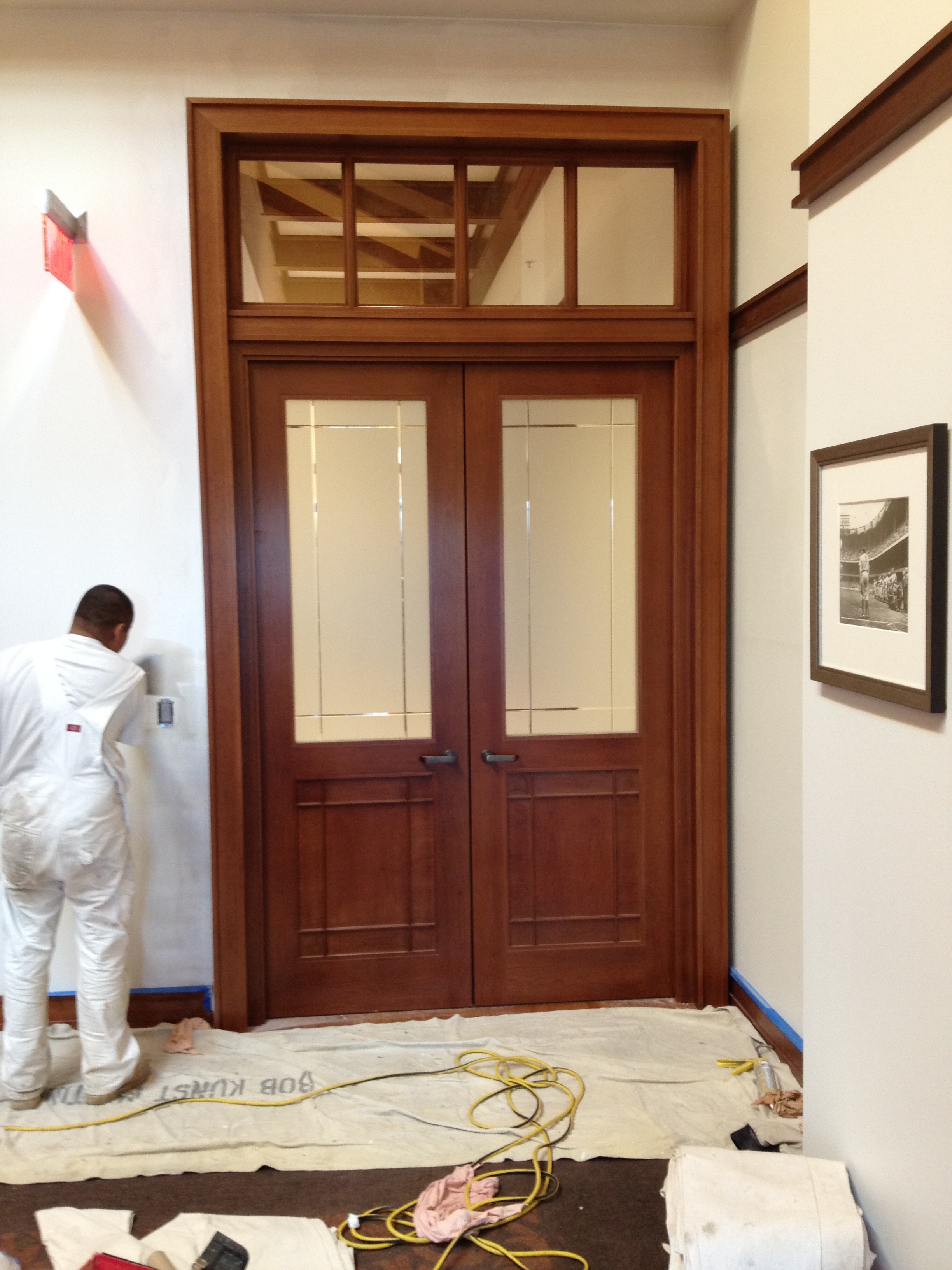 Cherry Conference Room Doors