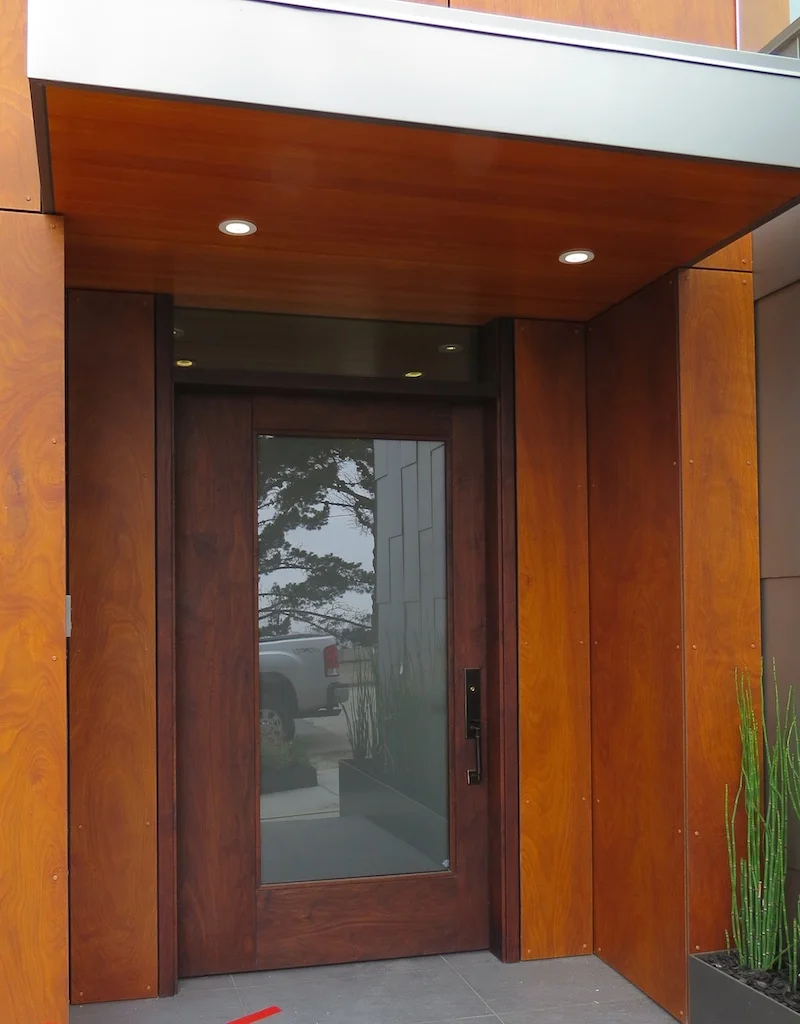 Walnut Entry Door