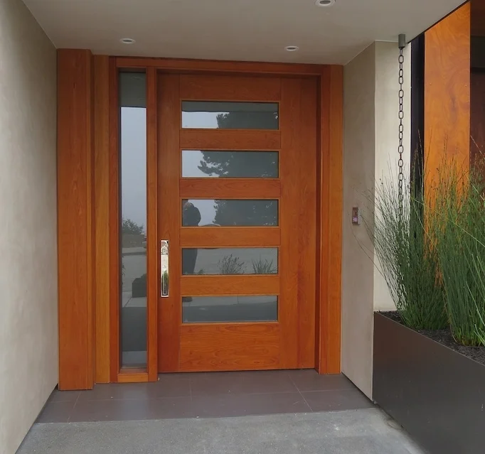 Cherry Entry Door