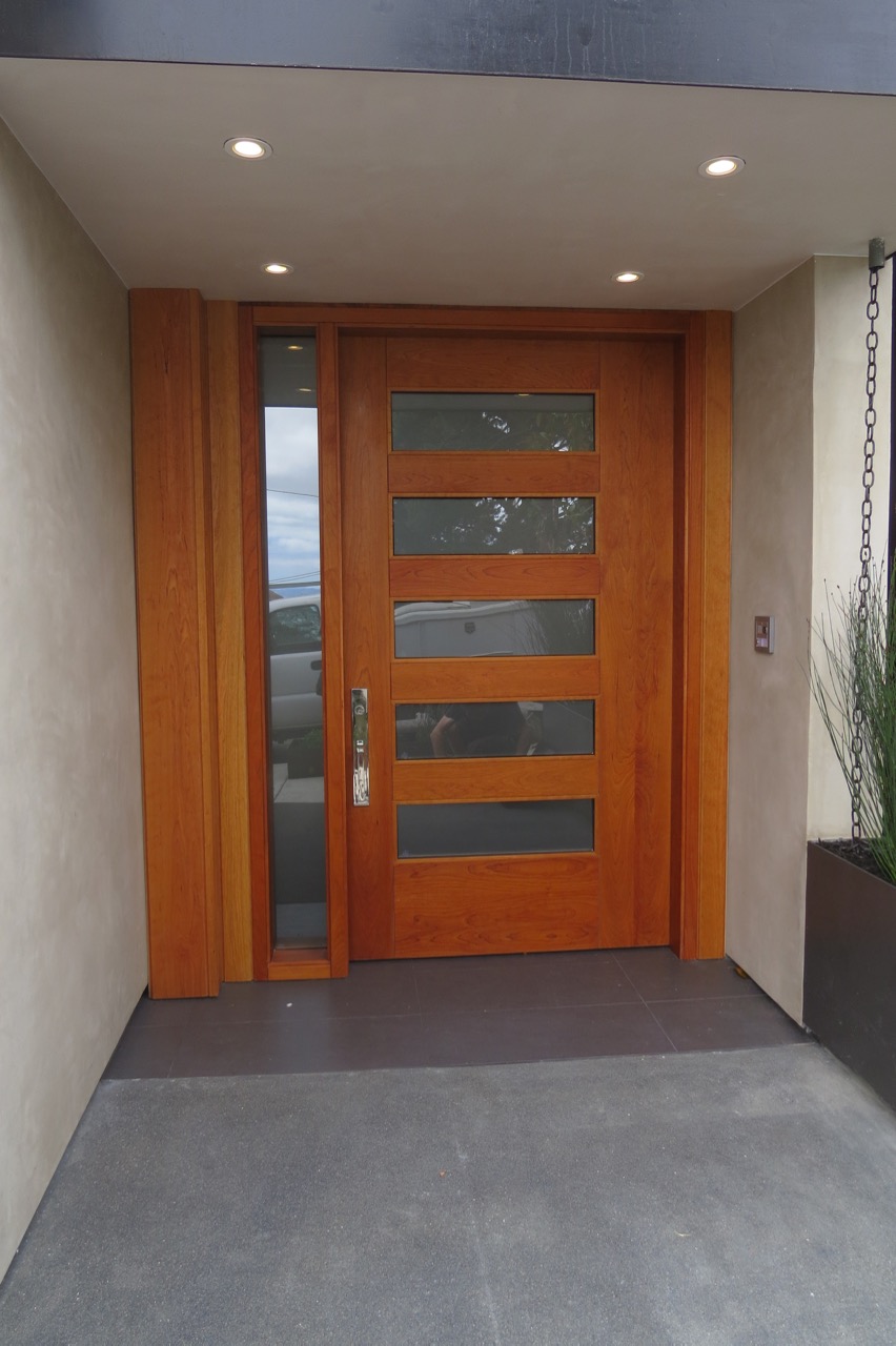 Cherry Entry Door