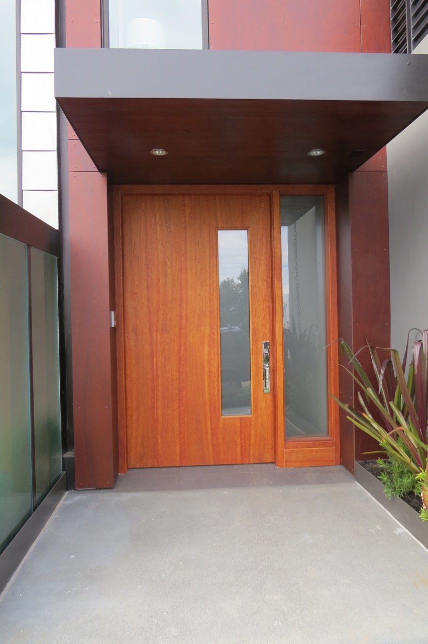 Cherry Entry Door